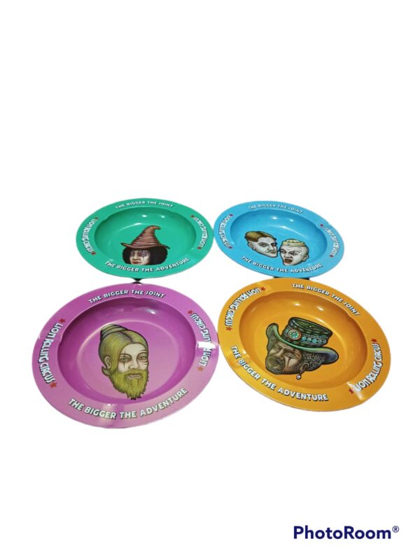 CENICERO METAL LION ROLLING CIRCUS